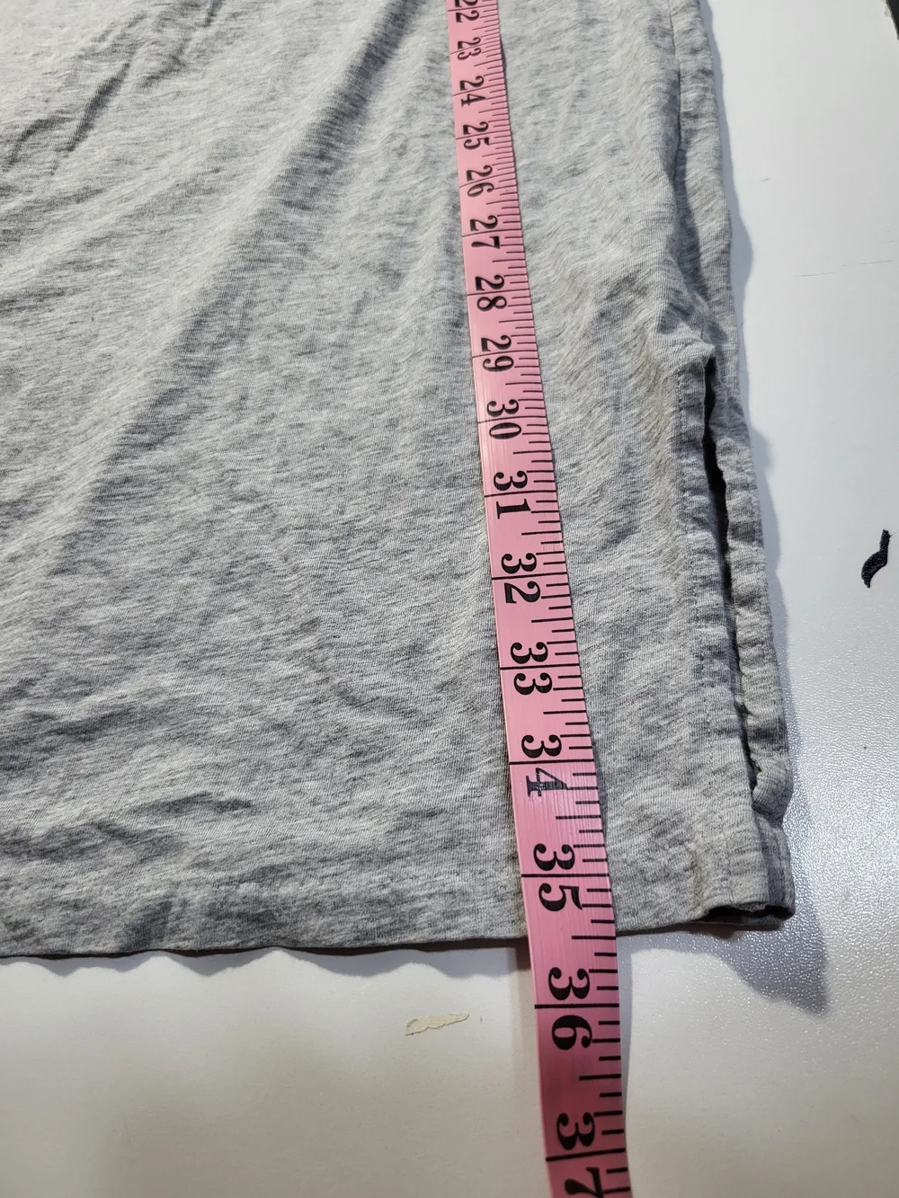J. Crew Light Gray Sleeveless V-Neck Tee Dress